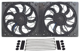 Derale High Output Dual 12" Electric RAD Fan/Plastic Shroud Kit